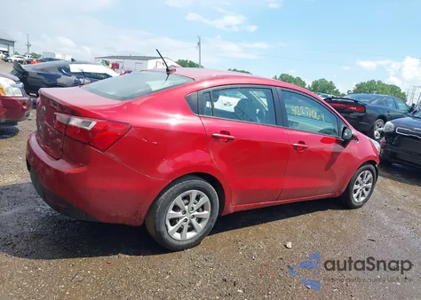 2014 Kia Rio Lx из США, поврежденный, VIN KNADM4A32E6415456